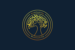 World Earth Day Logo Design Icon, a Branding & Logo Template by Morvana Crew