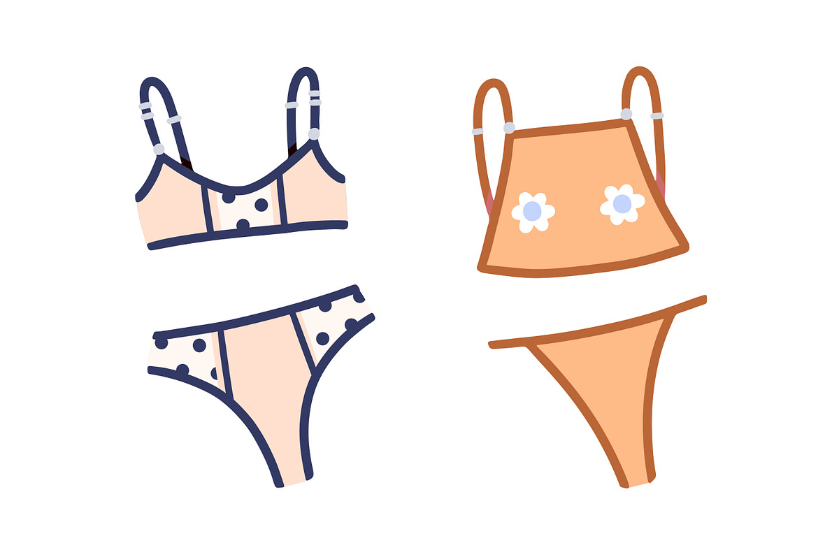 Modern women underwear, lingerie set, an Object Illustration by Good Studio (Photo 11 of 16)