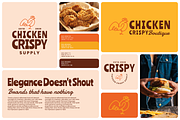 Restaurant Chicken Crispy Logo, a Branding & Logo Template by Headfonts (Thumbnail 2 of 3)