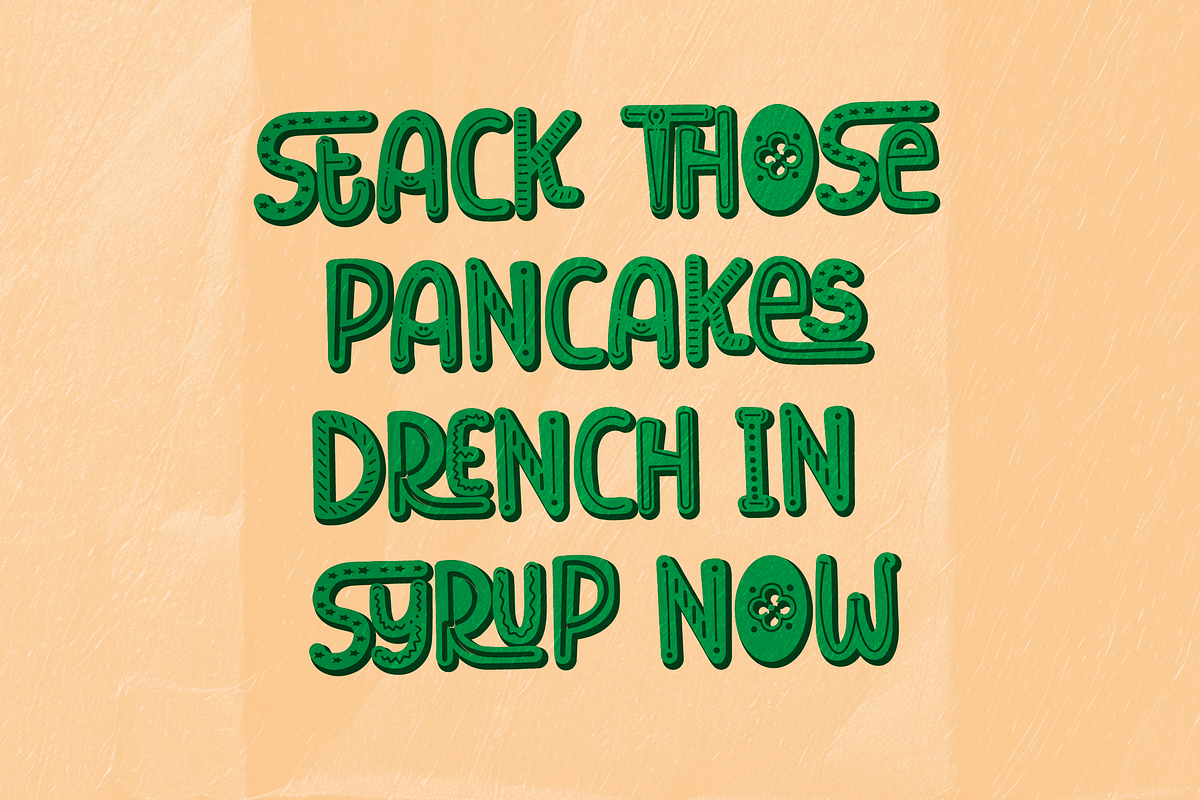 Funny Alfredo | Fun Hand Drawn, a Handwritten Font by gracetype_studio (Photo 6 of 12)