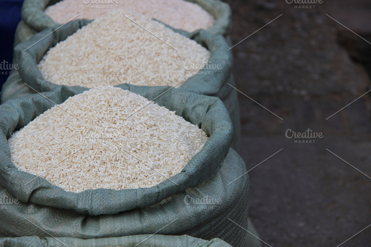 Market Rice Bags, a Food & Drink Photo by Samaky Photography (Photo 1 of 2)