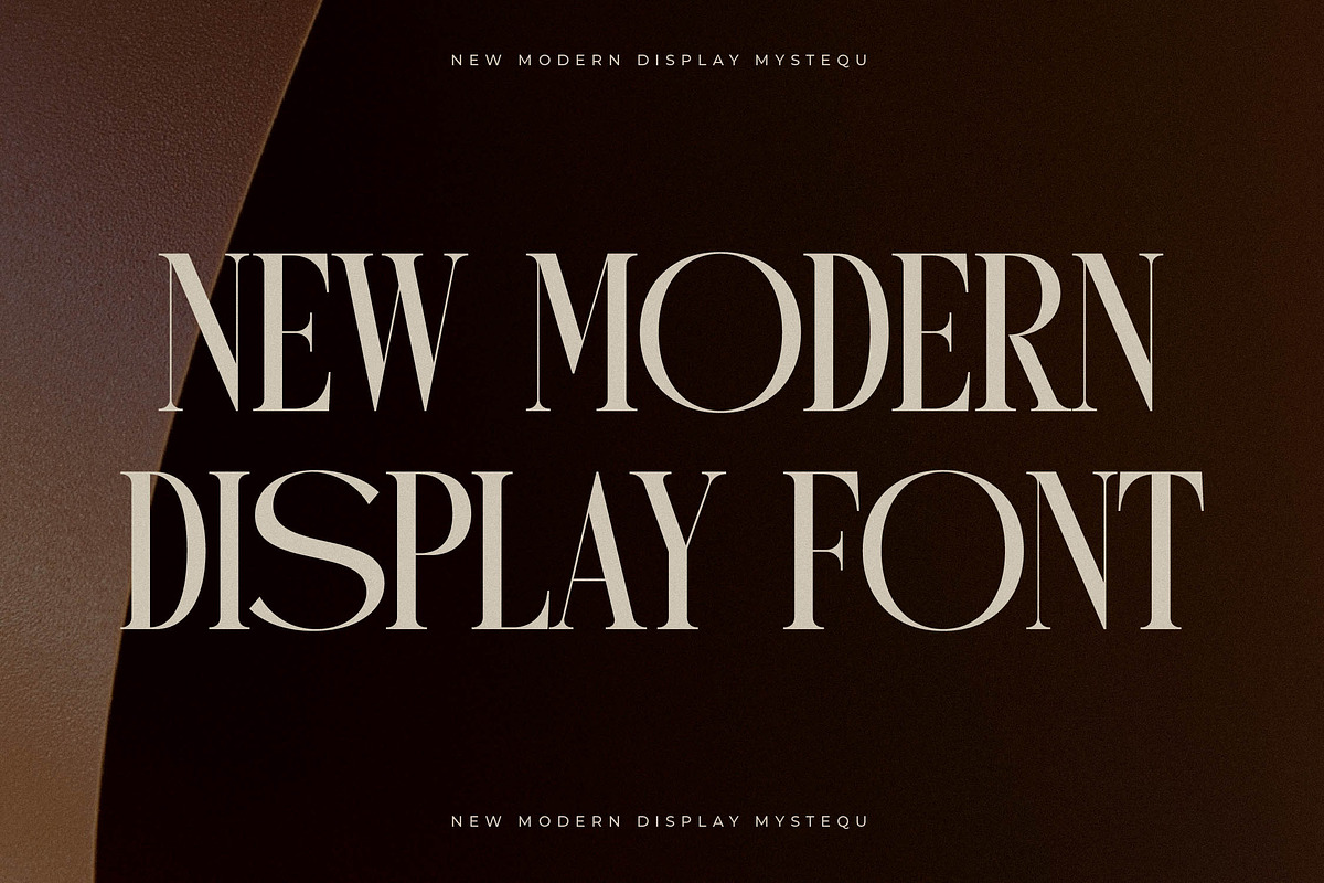 Mystequ New Modern Display, a Serif Font by Storytype Studio (Photo 2 of 15)