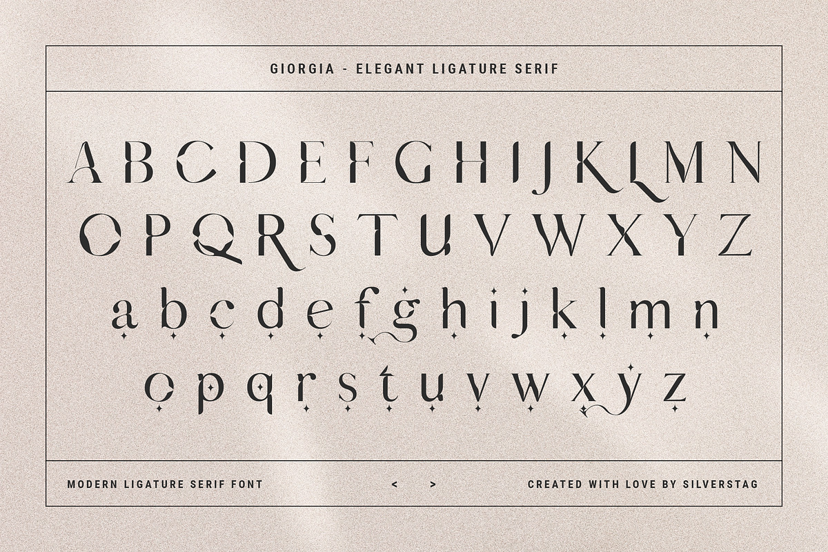 Giorgia - Elegant Ligature Serif, a Serif Font by SilverStag Type Foundry (Photo 14 of 15)