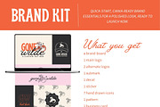 DIY Logo Canva - Gone Wilde, a Branding & Logo Template by Hello Holly Studio (Thumbnail 2 of 8)