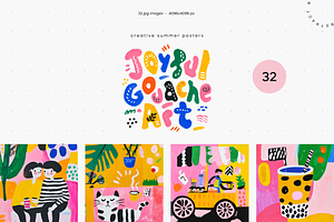 Joyful Gouache Art Pack, an Arts & Entertainment Photo by Lumeno