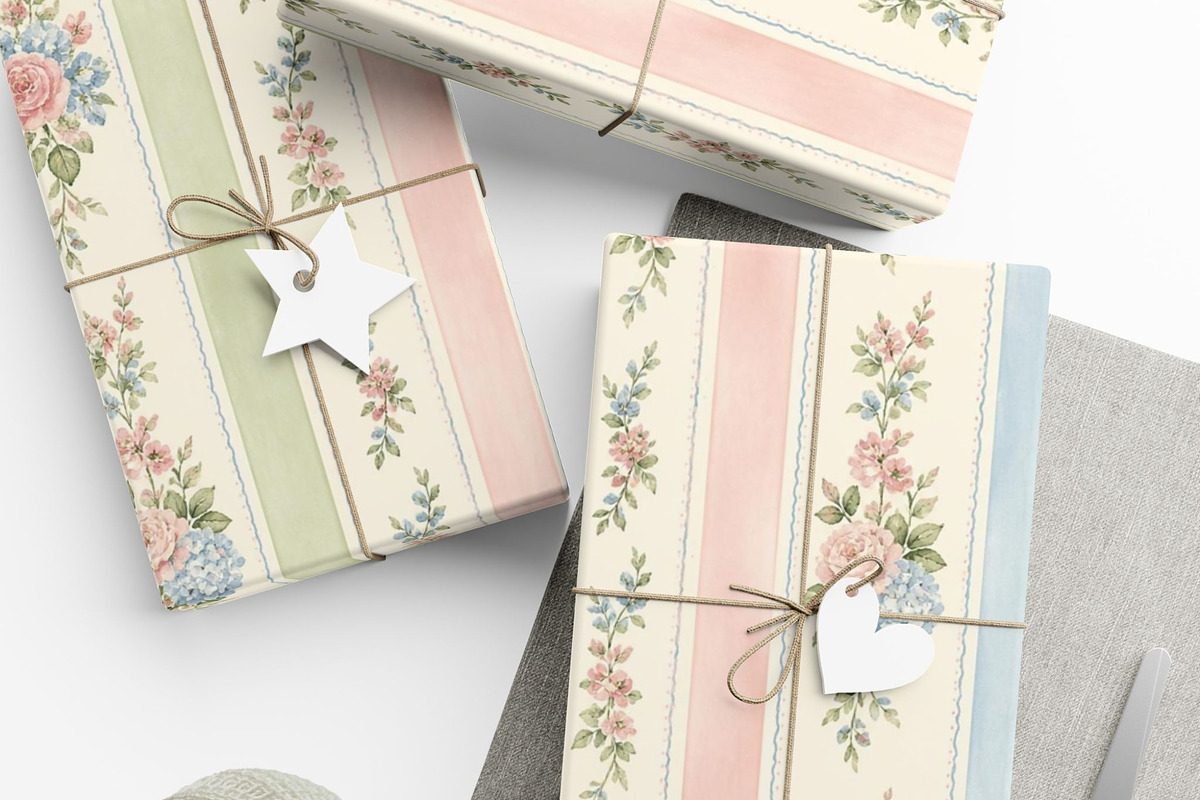Watercolor Grandmillennial Pattern, a Pattern Graphic by elfy creative (Photo 3 of 5)