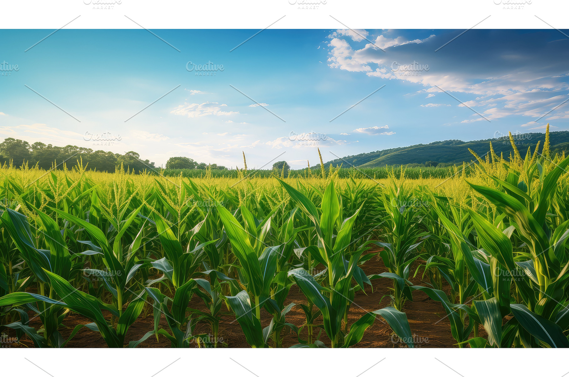 farming corn yield ai generated, a Nature Photo by pikepicture