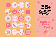 Bright Retro Style Social Media Kit, a Social Media Template by Faytemplates (Thumbnail 4 of 9)