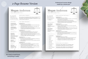 Legal Resume Lawyer, Law Clerk CV