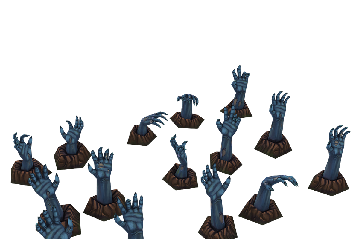 Halloween Cemetery Set, an Environmental 3D Model by 3Dfancy (Photo 10 of 12)