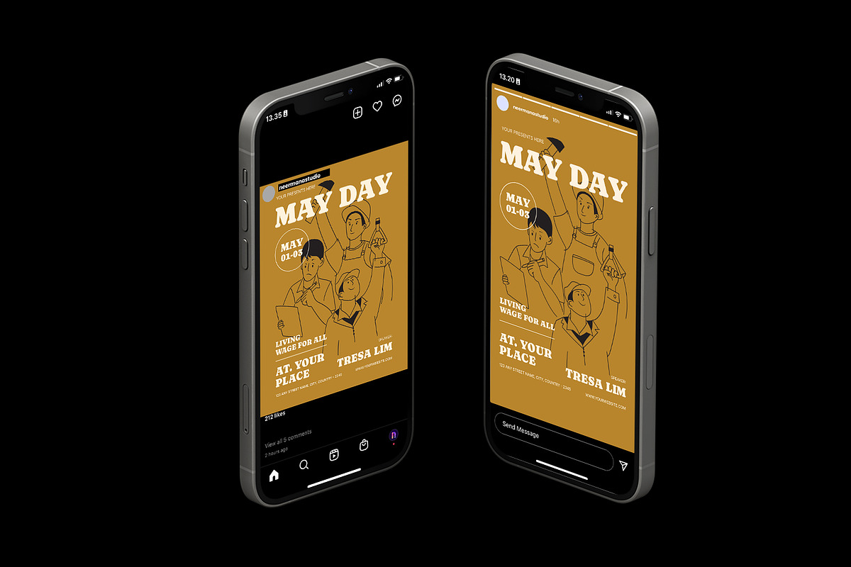 May Day Flyer, a Flyer Template by Neermana (Photo 4 of 4)