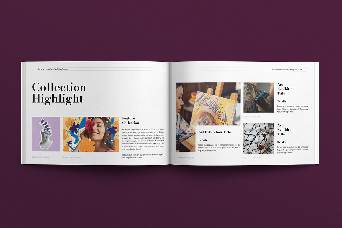 Art Gallery Exhibition Catalog preview 4