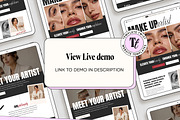 Makeup Artist Wix Studio Template, a Wix Template by Template Twist Shop (Thumbnail 2 of 10)