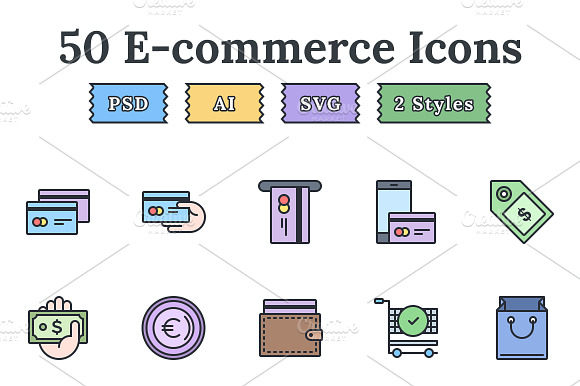 E-commerce - Epic landing page icons preview 4