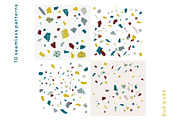Salt & Paper. Terrazzo pattern set., a Pattern Graphic by lisa_kalev (Thumbnail 10 of 11)