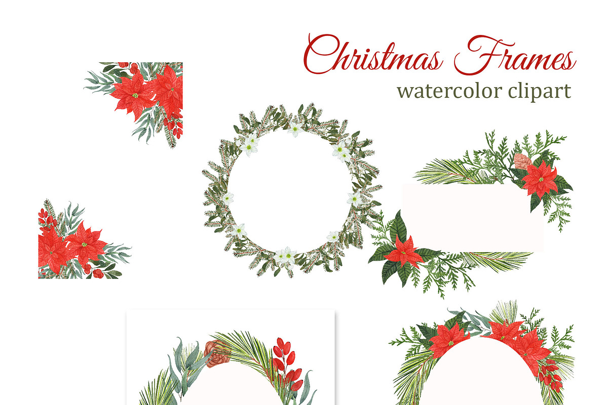 Watercolor winter garden, an Illustration by s.yanyeva (Photo 7 of 12)