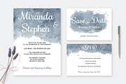 Watercolor Wedding Invitations, a Card Template by SwitzerShop (Thumbnail 2 of 2)