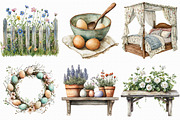 Watercolor Easter Clipart, an Illustration by Libby Wishes (Thumbnail 6 of 9)