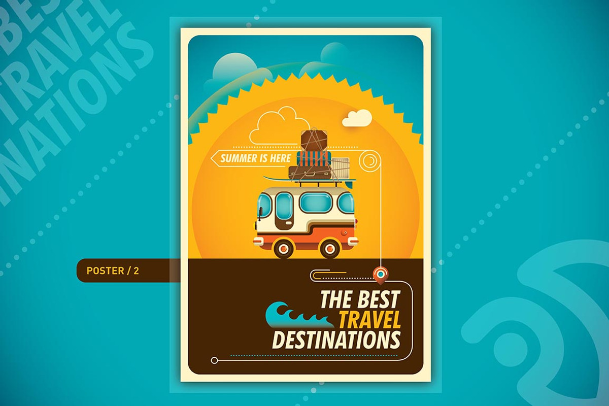 Traveling posters, a Transportation Illustration by Radoman (Photo 3 of 10)