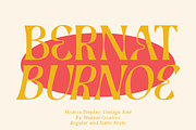 Bernat Burnoe, a Serif Font by Muksal Creative (Thumbnail 1 of 9)