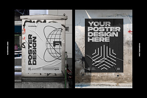 Urban Poster Wall Mockups 3