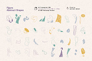 Figurá: 75 Abstract Shapes + Brushes, a Pattern Graphic by nicholasasmita (Thumbnail 3 of 13)