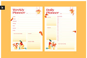 Creative Daily Weekly Planner, a Stationery Template by Neermana (Thumbnail 1 of 4)