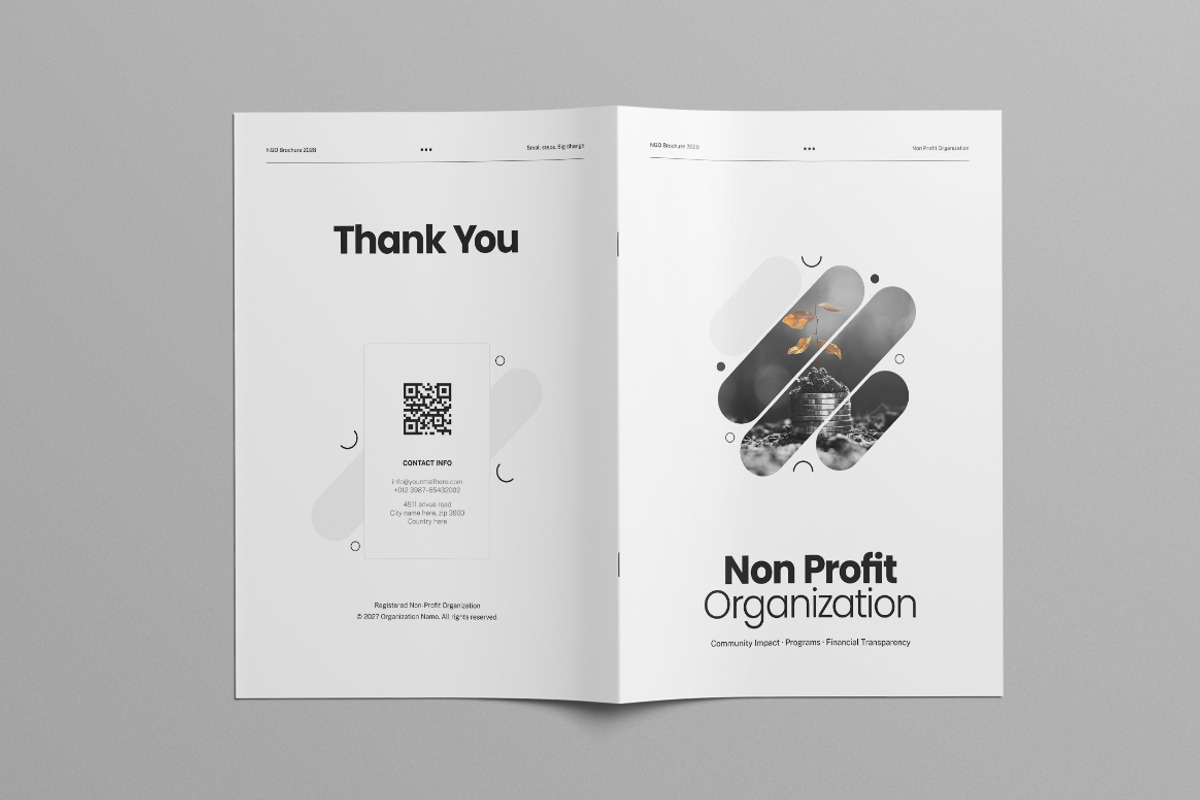Nonprofit Brochure | Canva & MS Word, a Brochure Template by HiveArts (Photo 11 of 11)