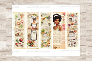 Cookbook Bookmarks, a Food Illustration by GlamArtZhanna (Thumbnail 2 of 3)