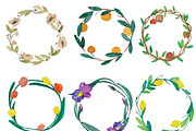 Hand Painted Watercolor Wreaths, an Illustration by Valeri Nick (Thumbnail 3 of 5)