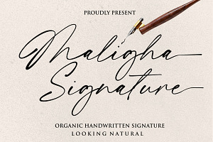 Maligha Signature Font