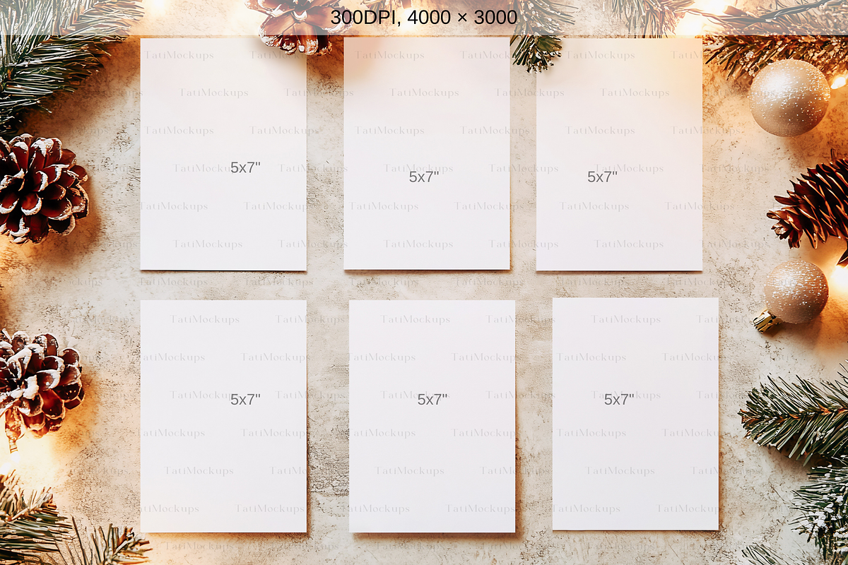 Set of Card Mockup, Shower Games, a Product Mockup by TatiMockup (Photo 2 of 4)