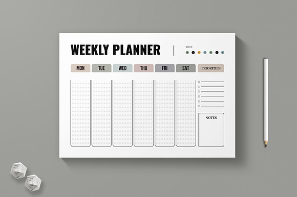 Modern Weekly Landscape Planner preview 7