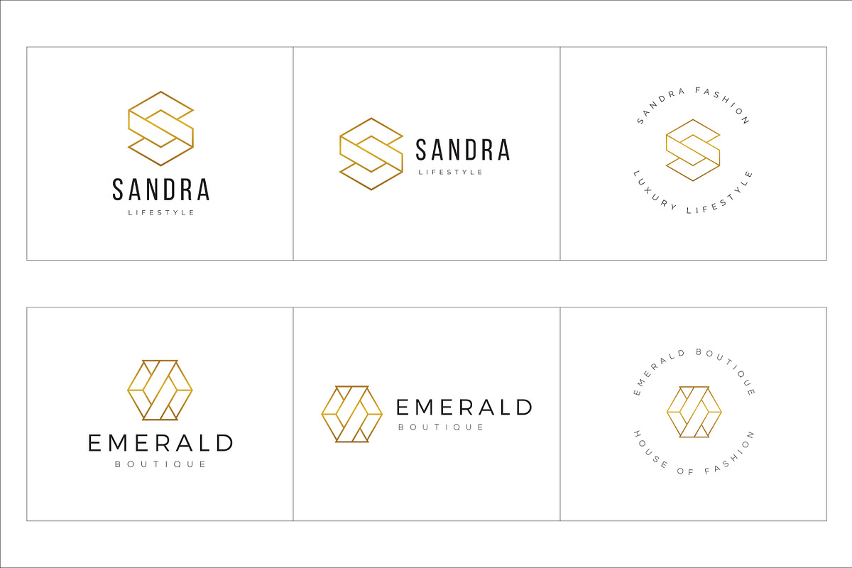 300 Geometric Premade Logo Bundle, a Branding & Logo Template by XpertgraphicD (Photo 61 of 63)
