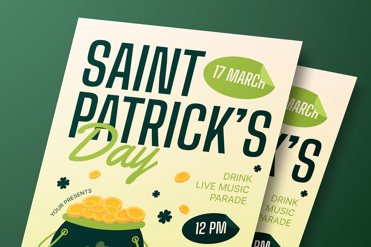 Saint Patrick's Day Flyer Set, a Flyer Template by Annora Studio (Photo 3 of 6)