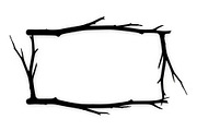 Nature Frame Art Silhouette Clipart, a Graphic by hafijul (Thumbnail 2 of 13)
