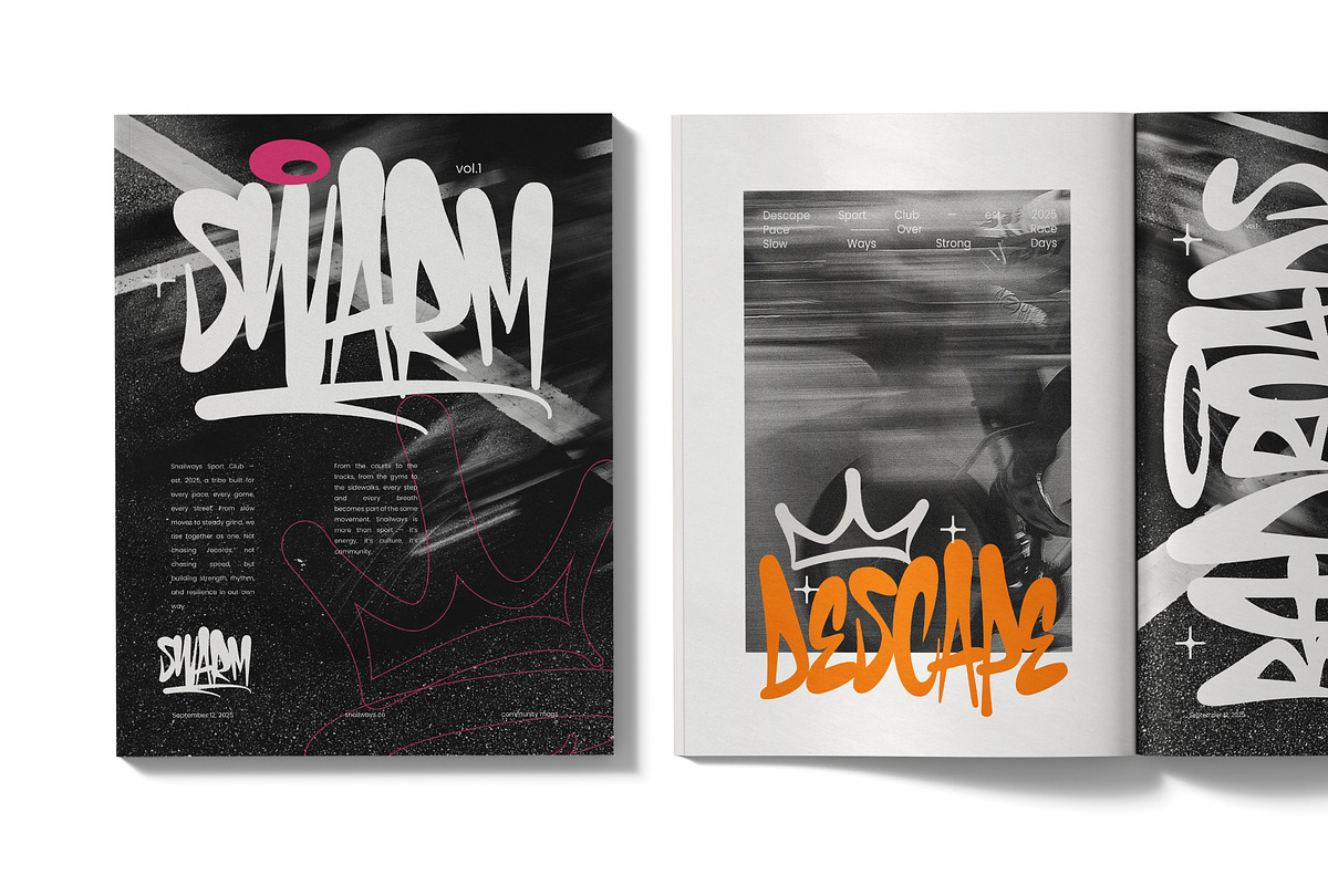 Snaxons - Fat Cap Graffiti Font, a Handwritten Font by Typia Nesia (Photo 6 of 10)