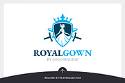 Royal Gown Logo Template, a Branding & Logo Template by LOGOMAGINE (Thumbnail 7 of 16)