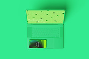 MacBook Pro&iPhone 13 Clay Mockups, a Mac Mockup by 2M GRAPHICS DESIGN (Thumbnail 6 of 9)