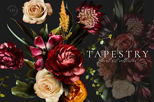 Tapestry Floral Art Collection