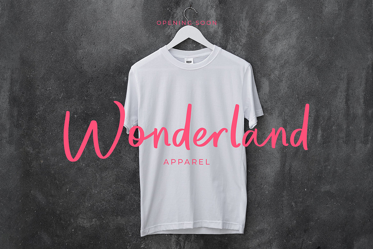 Brondong Modern Script Font preview 5