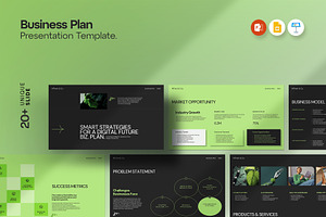 Future Business Plan Presentation, a Presentation Template by evgenystudio