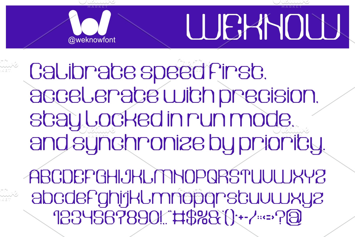 Electric Machine font, a Sans Serif Font by weknow (Photo 2 of 8)