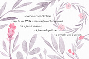 FLORAL ROMANCE – Watercolor Peonies, an Object Graphic by Yashroom (Thumbnail 2 of 6)