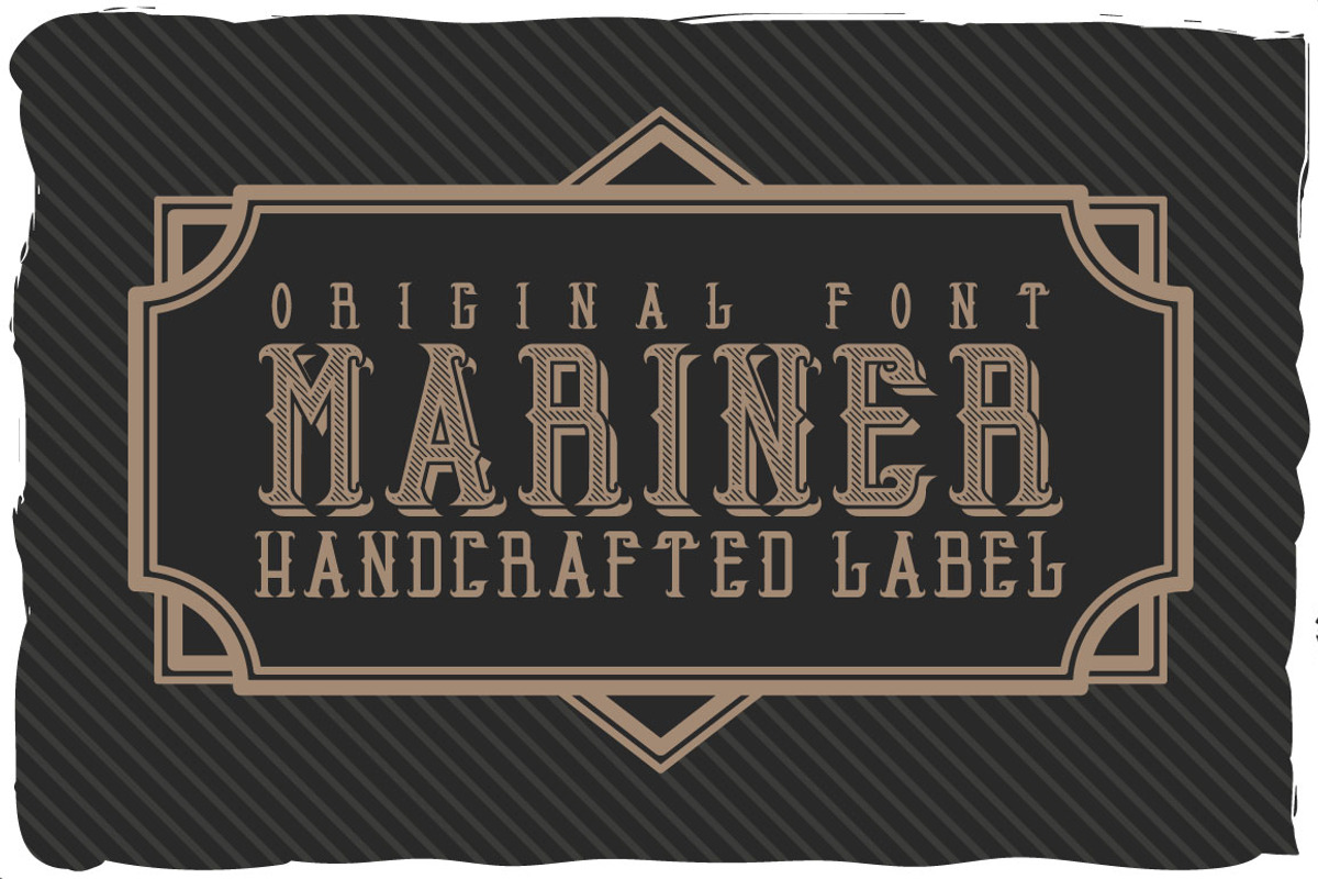 Mariner font + quotation