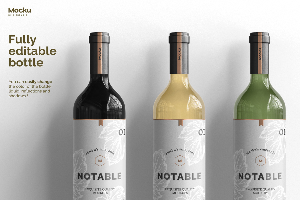 Notable - The Wine Bundle, a Packaging Mockup by Mocku (Photo 11 of 17)