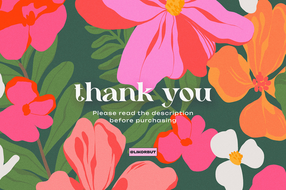 Bold Bloom Tropical Flower Pattern, a Pattern Graphic by likorbut (Photo 11 of 14)