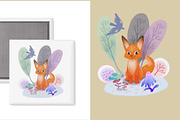Enchanted Forest Clipart Set, an Illustration by FaliushViktoriaArtist (Thumbnail 9 of 10)