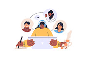 Programmers at work. IT concepts set, a Work Illustration by PaperTrident (Thumbnail 5 of 28)