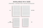 Knitting Graph Paper With Rectangle, a Stationery Template by M9 Design (Thumbnail 2 of 5)